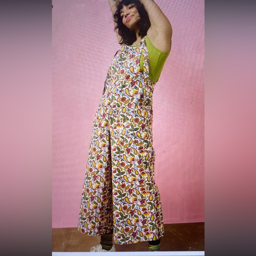 Lucy & Yak Jenny floral dungarees overalls
